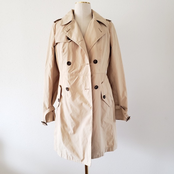talbots trench coat